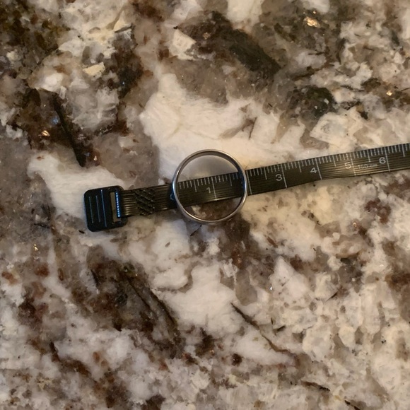 Stainless Steel Band Ring, Approx. Size 8 - Picture 4 of 5